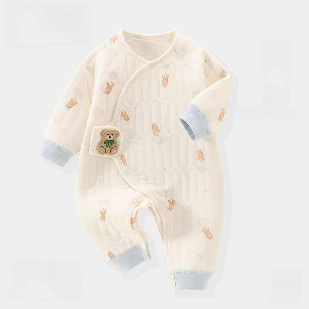 Baby Quilted Jumpsuit Winter Warm Clothing