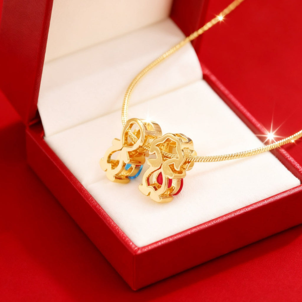 Heart Shaped Zircon Pendant Necklace