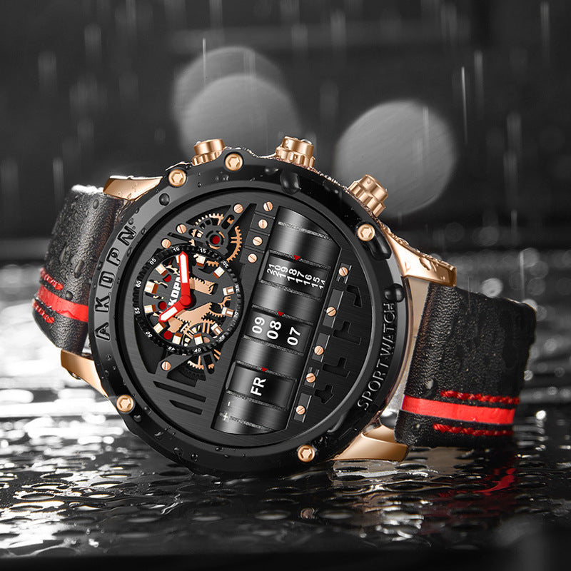 Mens Quartz Watch with Calendar