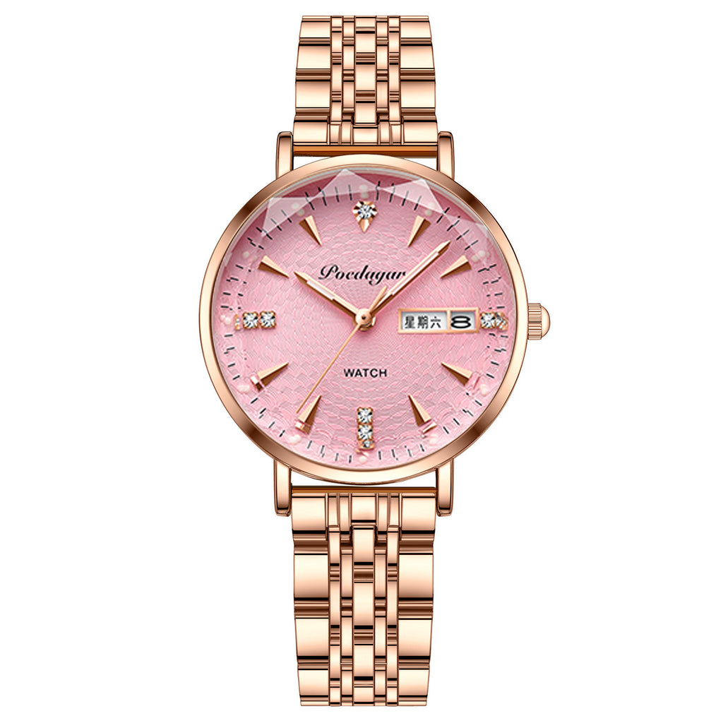Waterproof luminous women?s watch