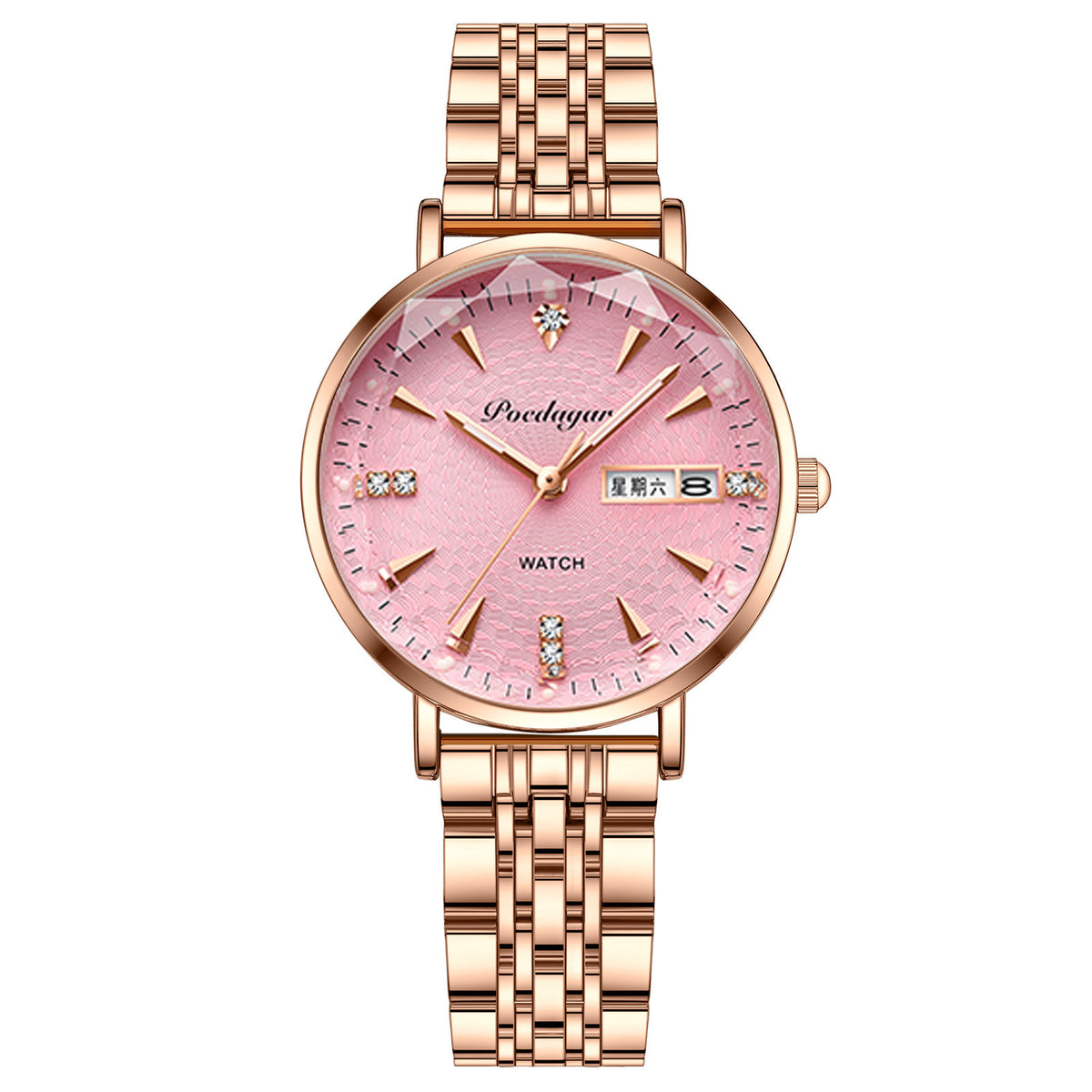 Waterproof luminous women?s watch