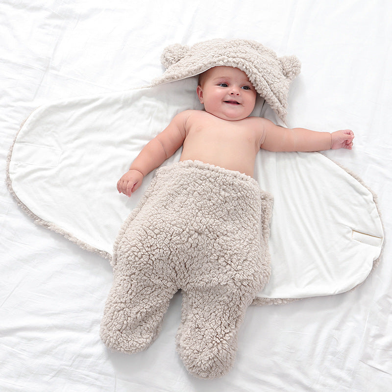 Baby Lamb Velvet Sleeping Bag for Newborns