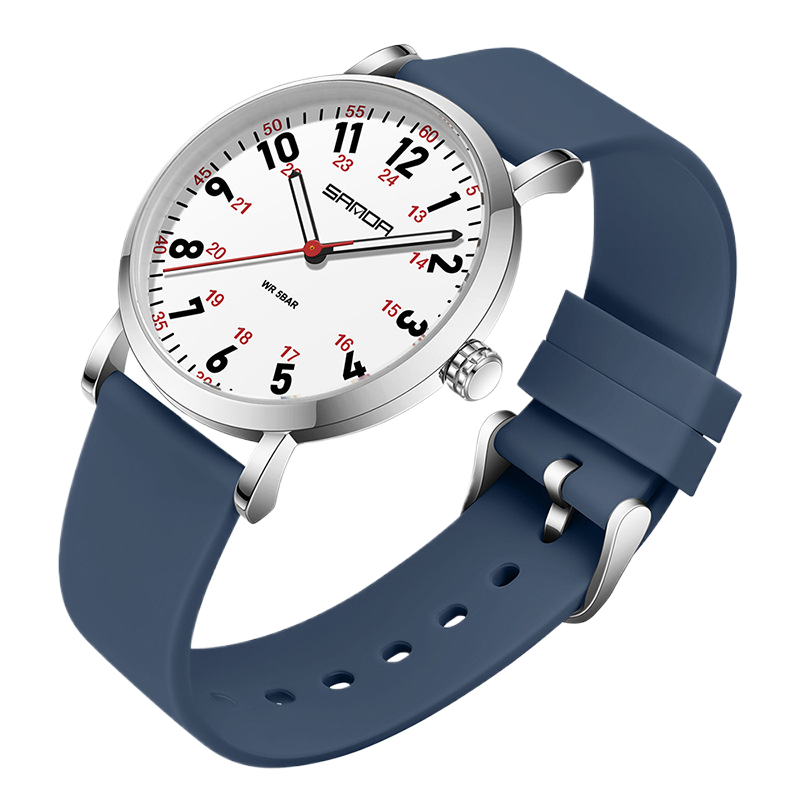 Fashion Quartz Watch with Luminous Dial and Waterproof Design