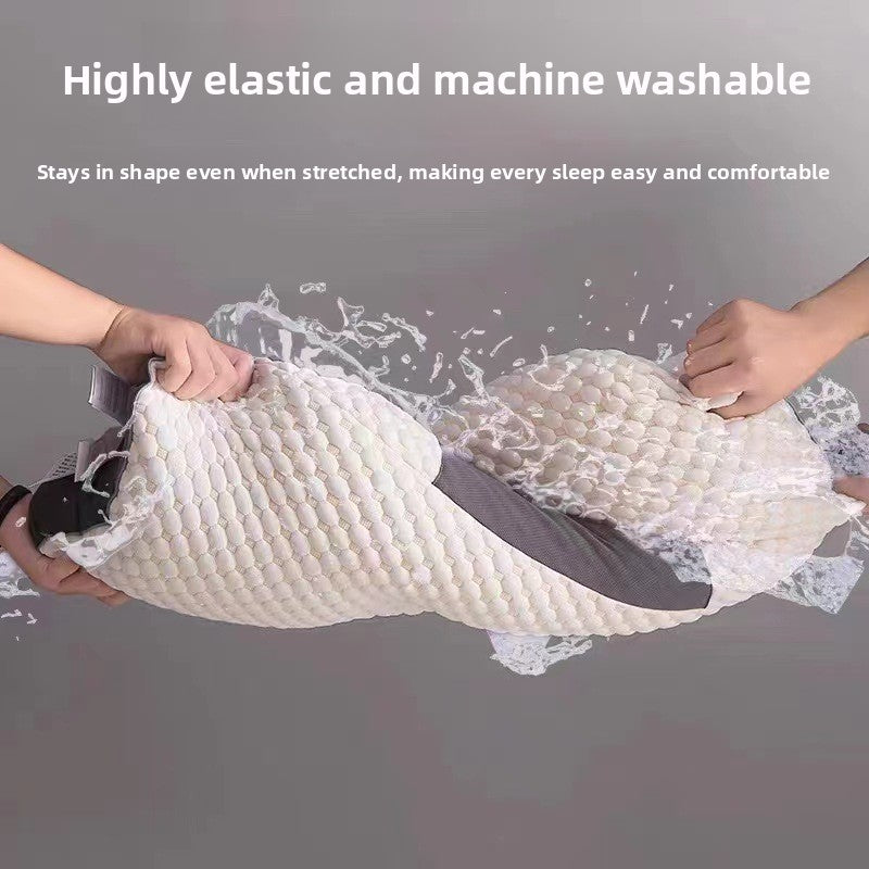 Knitted Massage Pillow Washable Home Use Neck Pillow