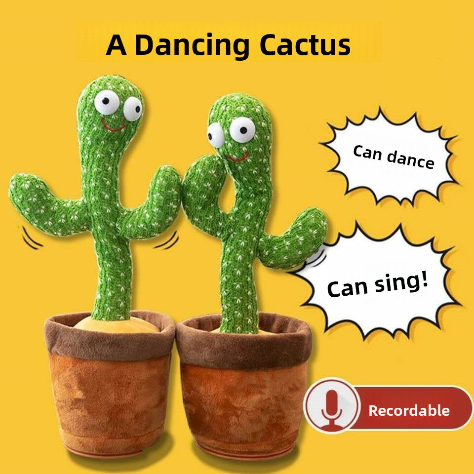 Plush cactus toy