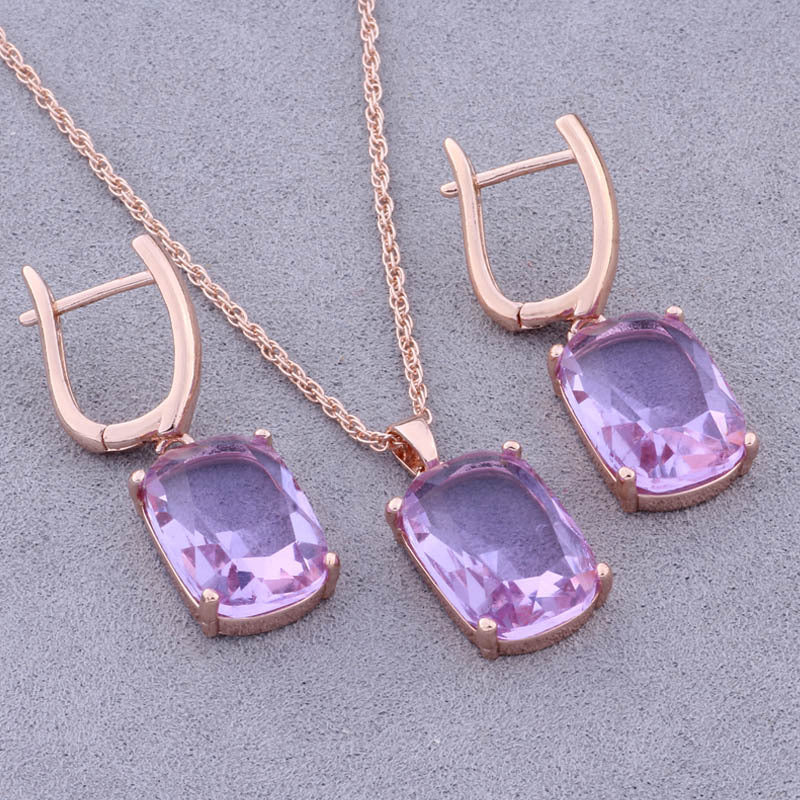 Minimalist Geometric Earrings and Necklace Set