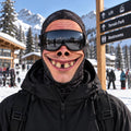 Outdoor cycling face protection and windproof headgear