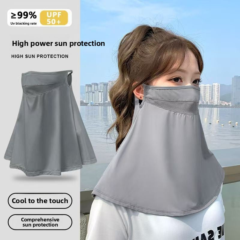 Ice Silk Protective Face Mask with UV Defense