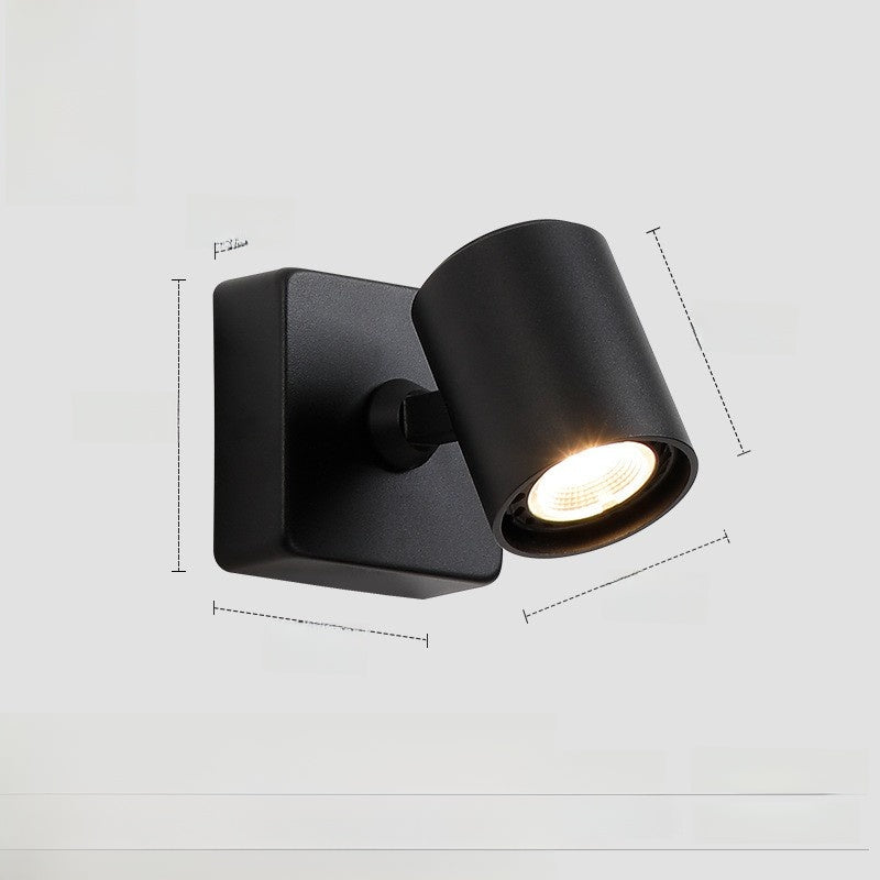 Hotel recessed wall-mounted spotlights