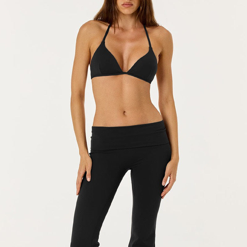 Yoga Exercise Fitness Flare Pants