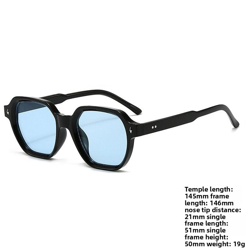 UV400 Protection Square Frame Sunglasses