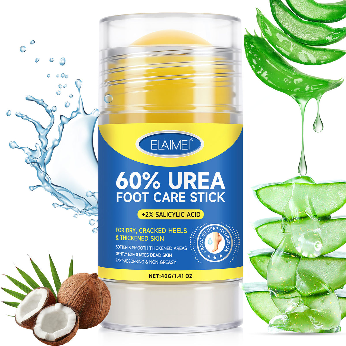 Moisturizing Exfoliating Foot Care Stick