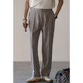 Mens Wool Blend Casual Trousers