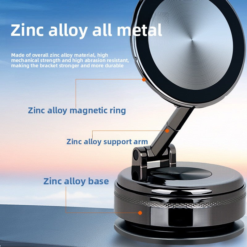 All Metal Vacuum Magnetic Car Phone Holder