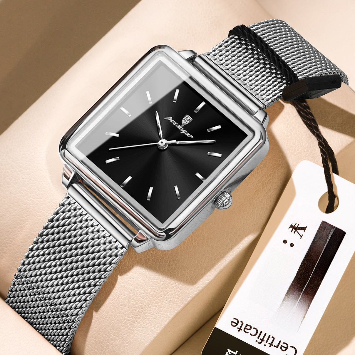 Square Quartz Watch