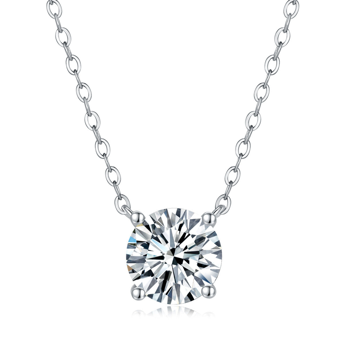 Fresh and simple collar chain pendant necklace
