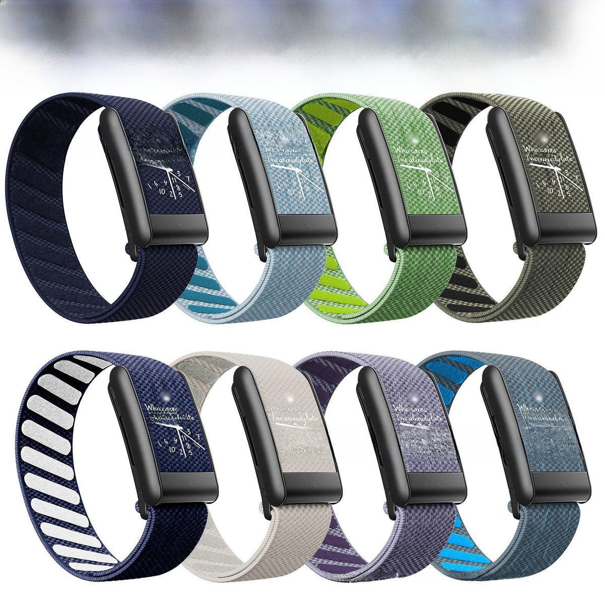 Suitable for Whoop5.0 Nylon Watch Strap Whoop 5.0 Mg Silicone Printed Clock Pattern Watch Strap