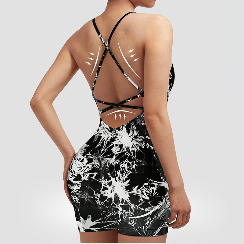 Women's Yoga Jumpsuit with Shorts