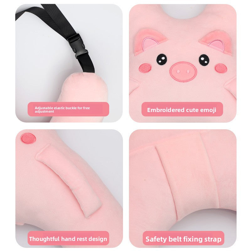 Childrens Car Sleeping Pillow with Safety Belt