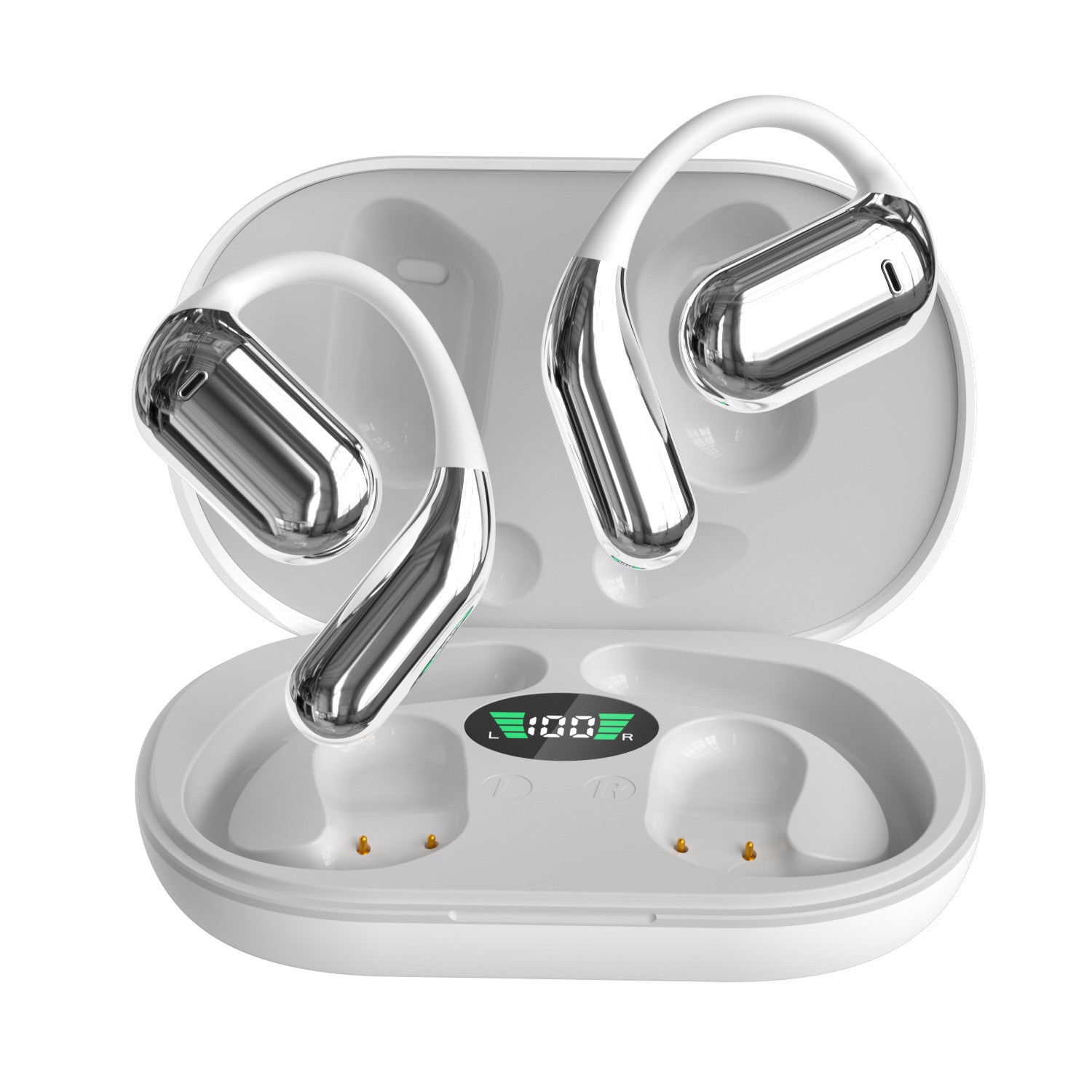 Open Ear Bluetooth Headphones with AI Translation