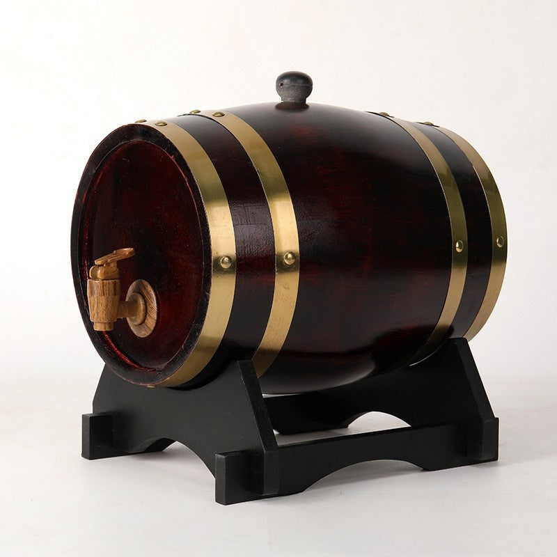 Handmade Wooden Beer Barrel
