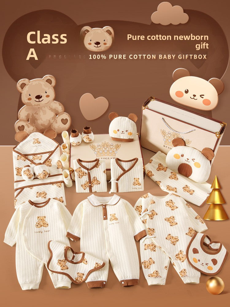 Newborn gift set with baby clothes