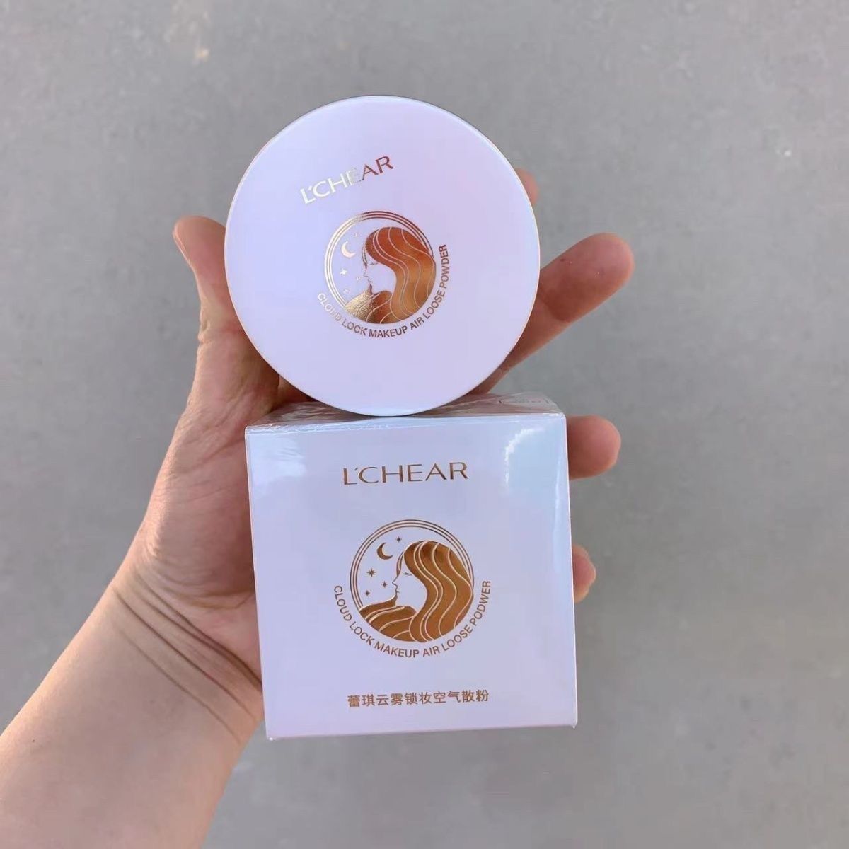 Loose Powder Makeup Setting Compact