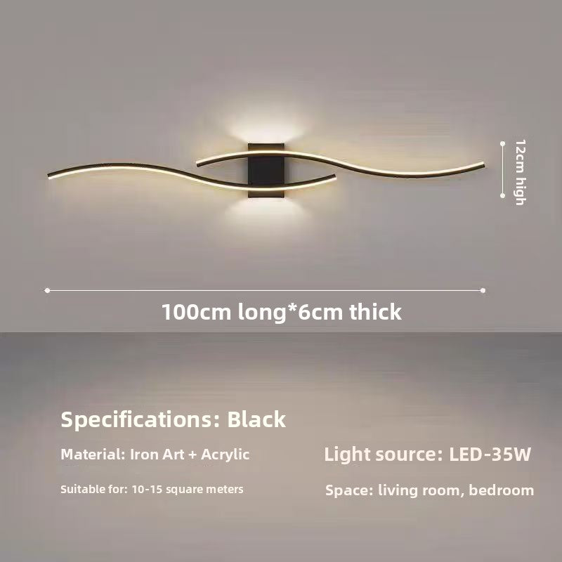 Modern Wave Design Wall LED Lighting