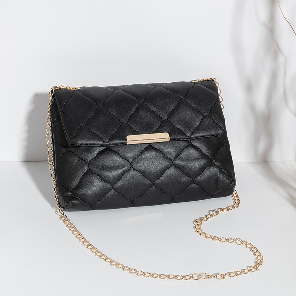 Quilted Chain Crossbody Bag