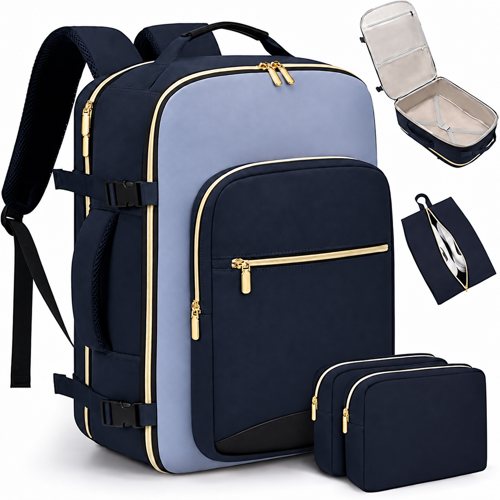 Large Travel Backpack Organizer Set