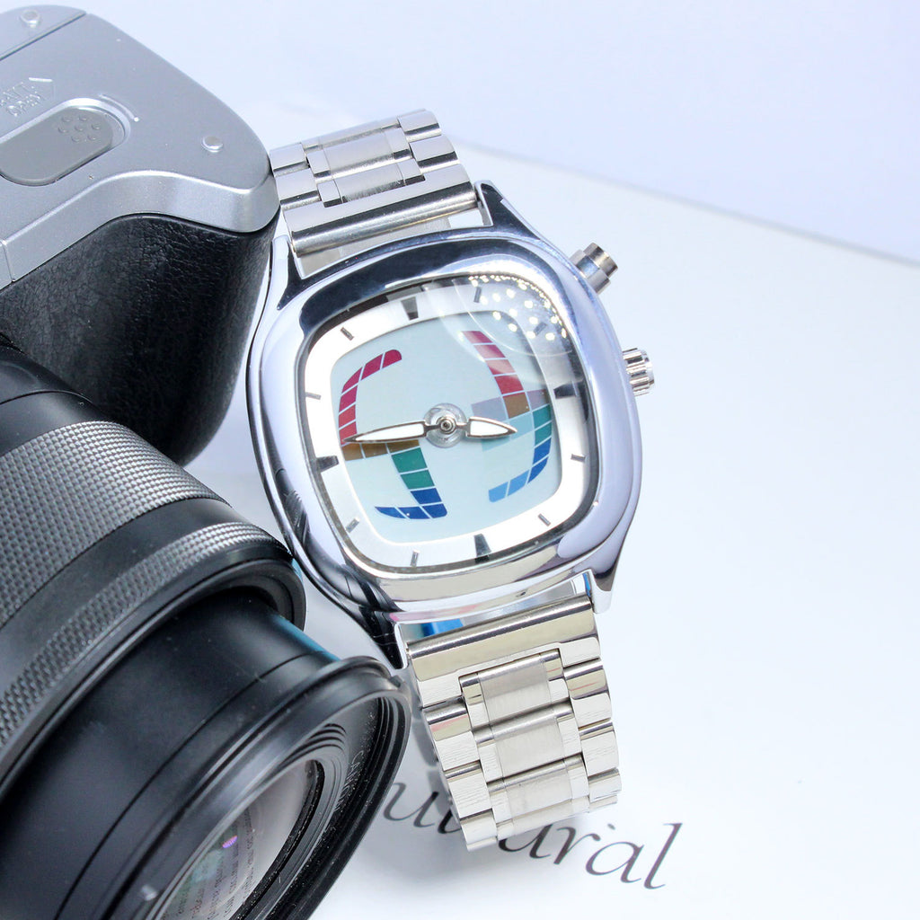 Fashionable Mens Vintage Dual Display Quartz Watch