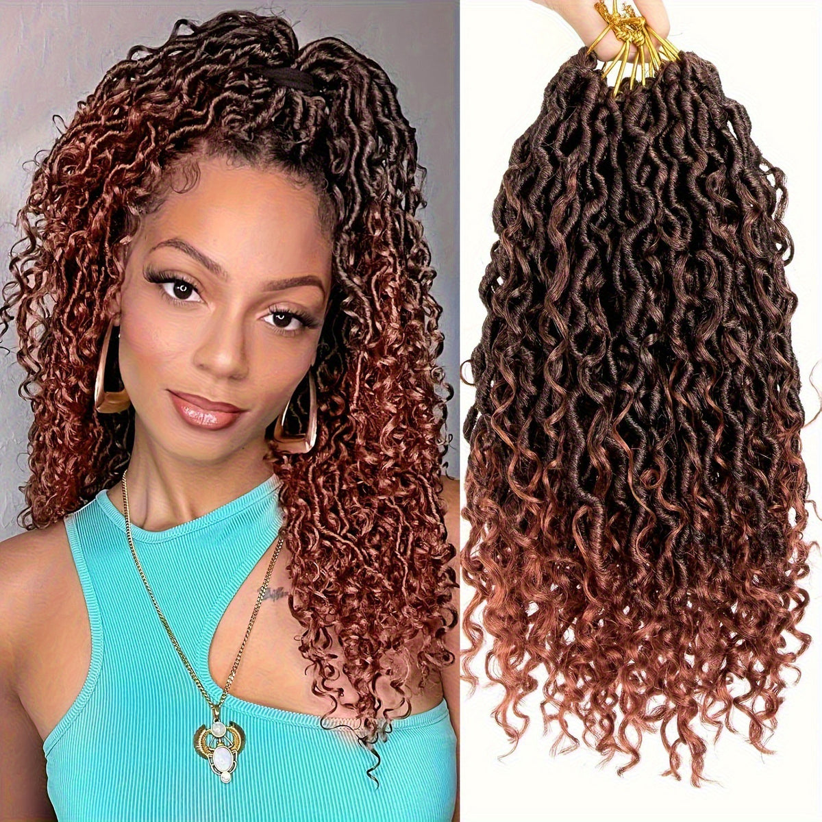 Machine-Woven Synthetic Crochet Hair for Braiding