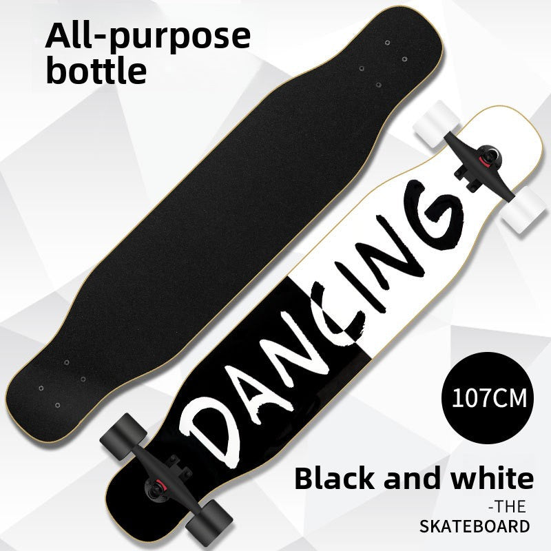 Four Wheel Double Warped Longboard Skateboard