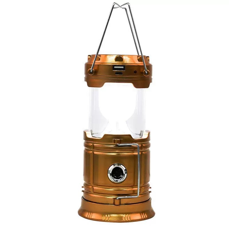 Solar Powered Multifunctional Camping Lantern with Emergency Lighting