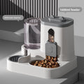 Pet automatic drinking and feeding bowl for cat food