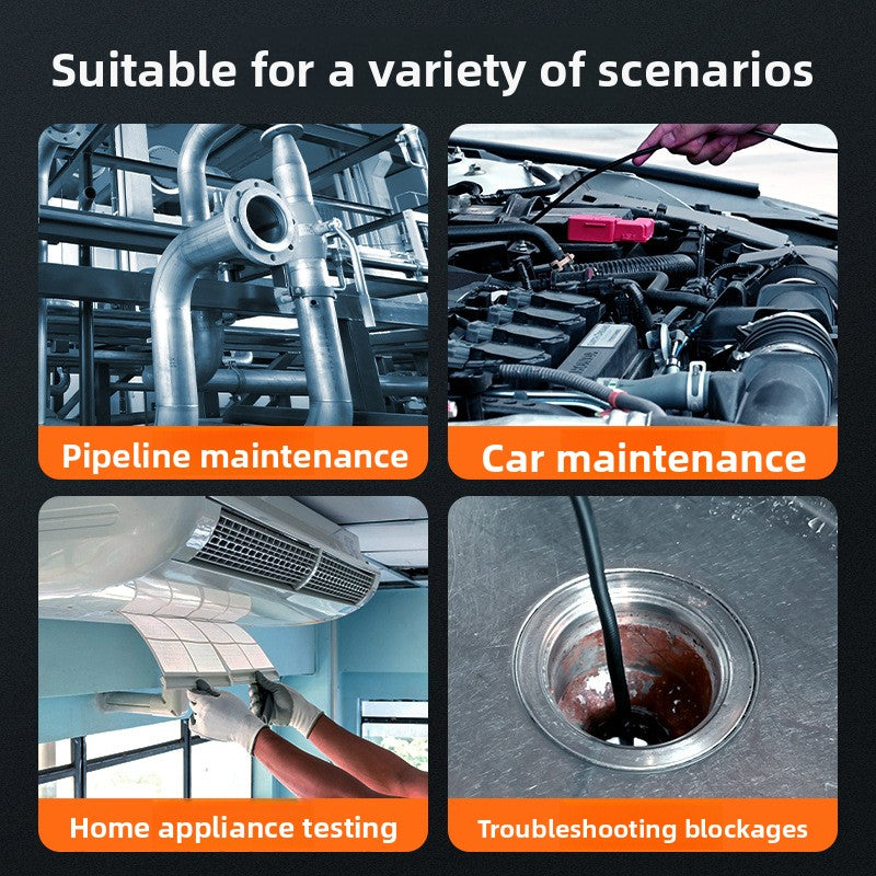 4.3 Inch Screen Dual-Lens Pipe Inspection Endoscope