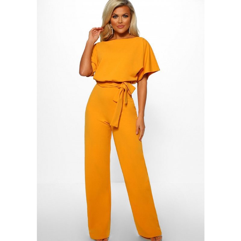 Straight-Leg jumpsuit