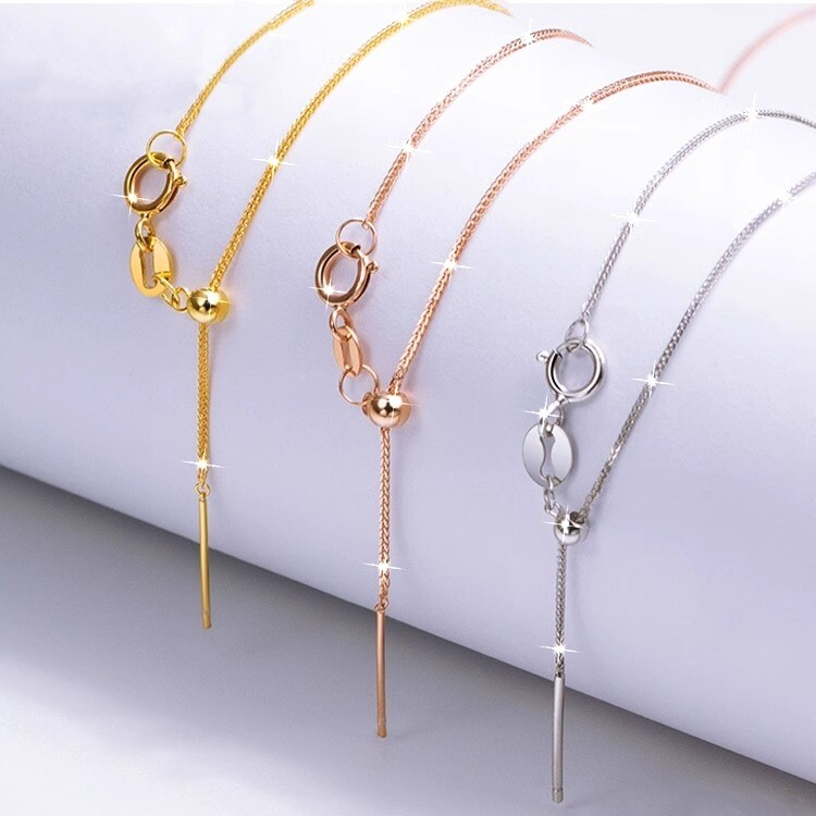 Adjustable 18K Gold Necklace Chain