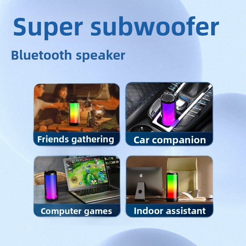 RGB Bluetooth Speaker with Stereo Sound