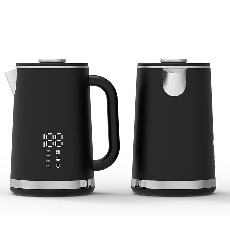 Stainless Steel Electric Kettle with Temperature Display