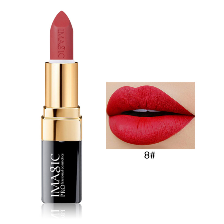 Black tube gold ring matte matte matte face lipstick