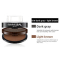 Double-layer, double-color lazy-person stamp mascara powder