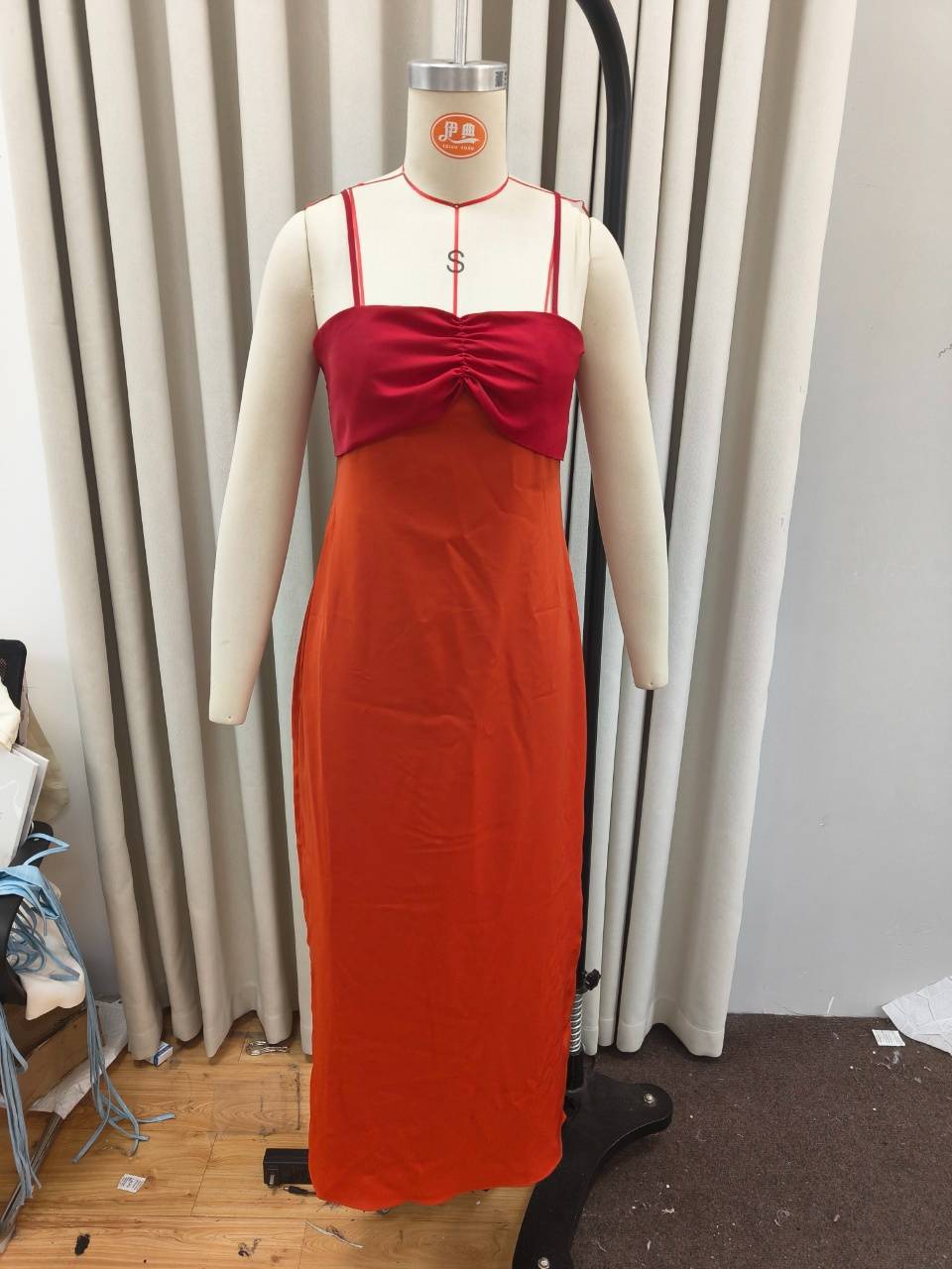 Figure-hugging halter dress