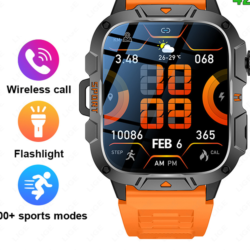 Multifunctional Health Smart Watch with Bluetooth Call