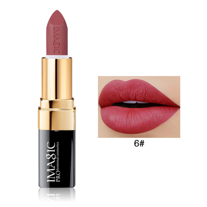 Black tube gold ring matte matte matte face lipstick