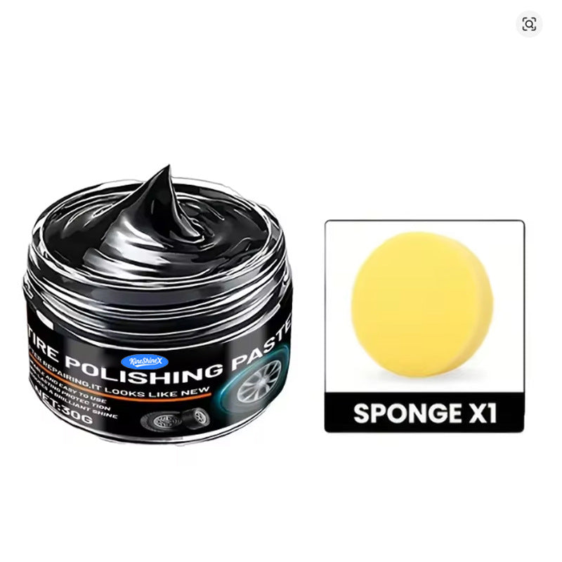 Black Plastic and Leather Restorer Auto Interior Repair Paste