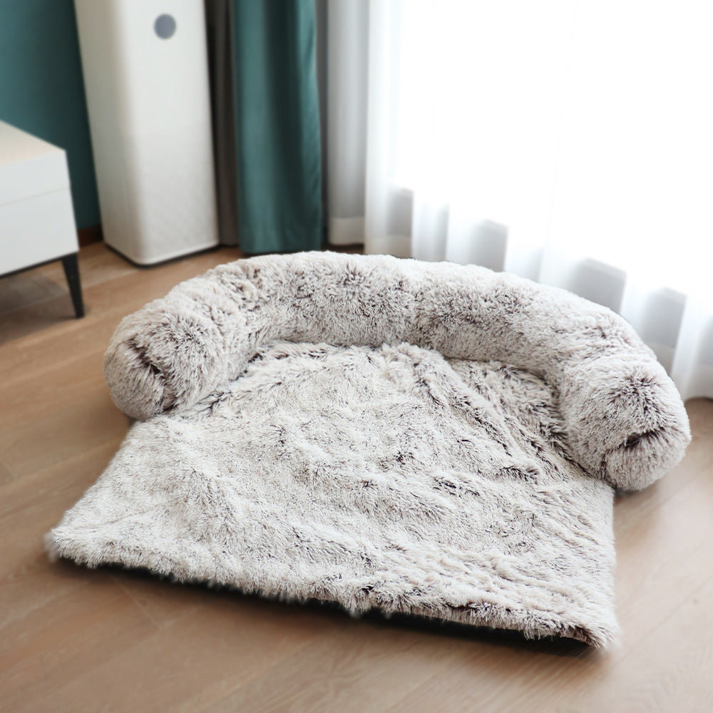 Fuzzy blanket, pet bed, dog bed