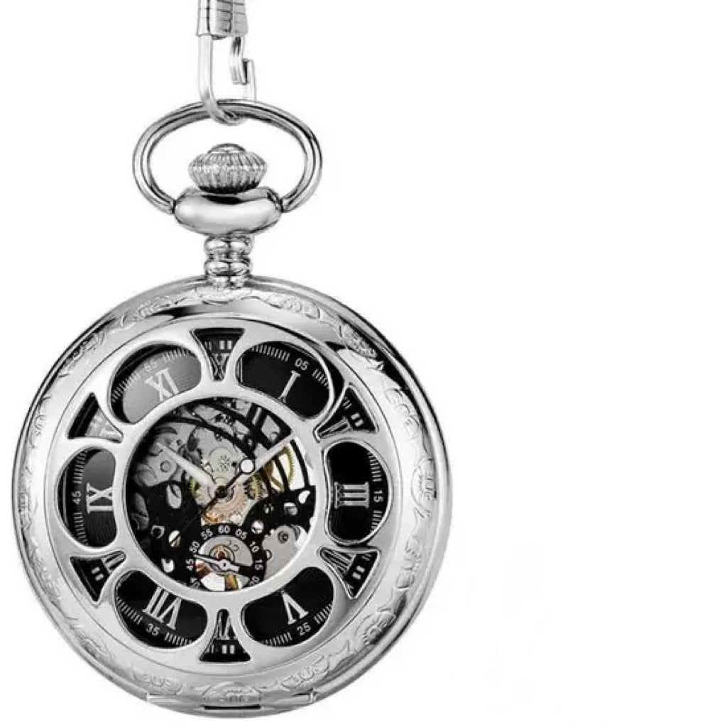Retro Mechanical Pocket Watch Double Cover