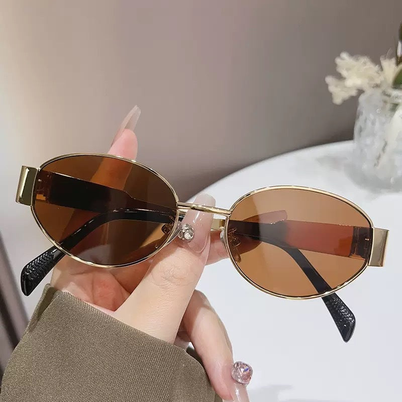 Fashion Oval UV Protection Sunglasses