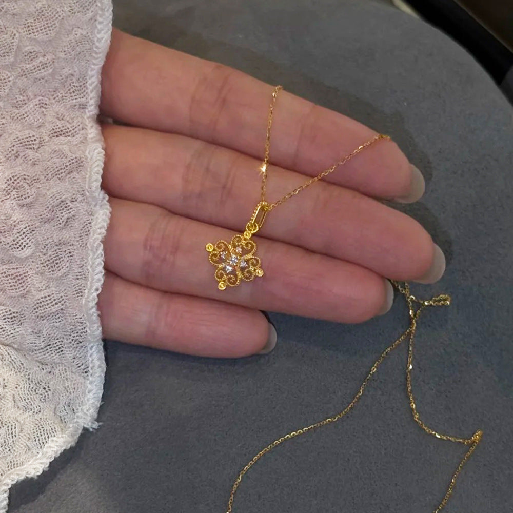 Golden Vintage Heart Tassel Adjustable Chain